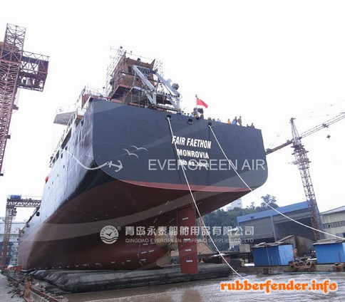 ship launching airbags