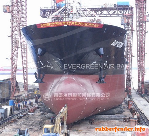 ship launching airbags